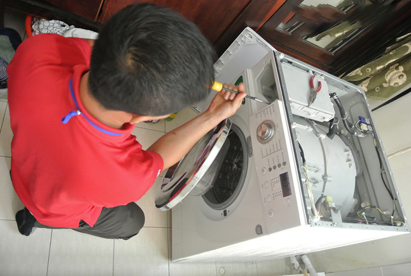 Dịch vụ lắp đặt máy giặt tại nhà giá rẻ ở tại thái nguyên